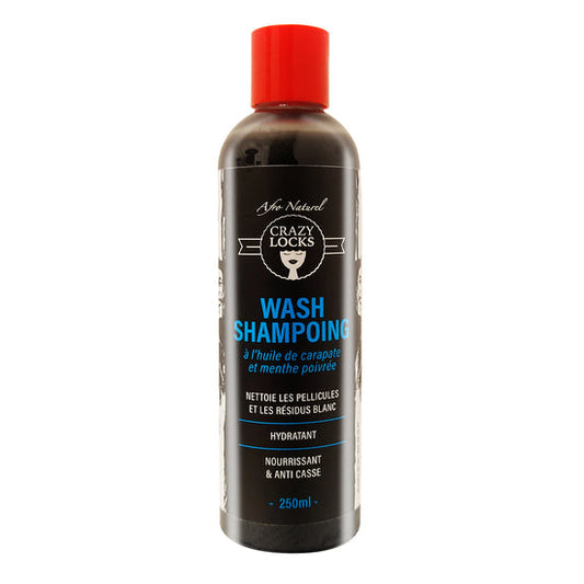 CRAZY LOCKS - WASH Black Shampoo 250ml